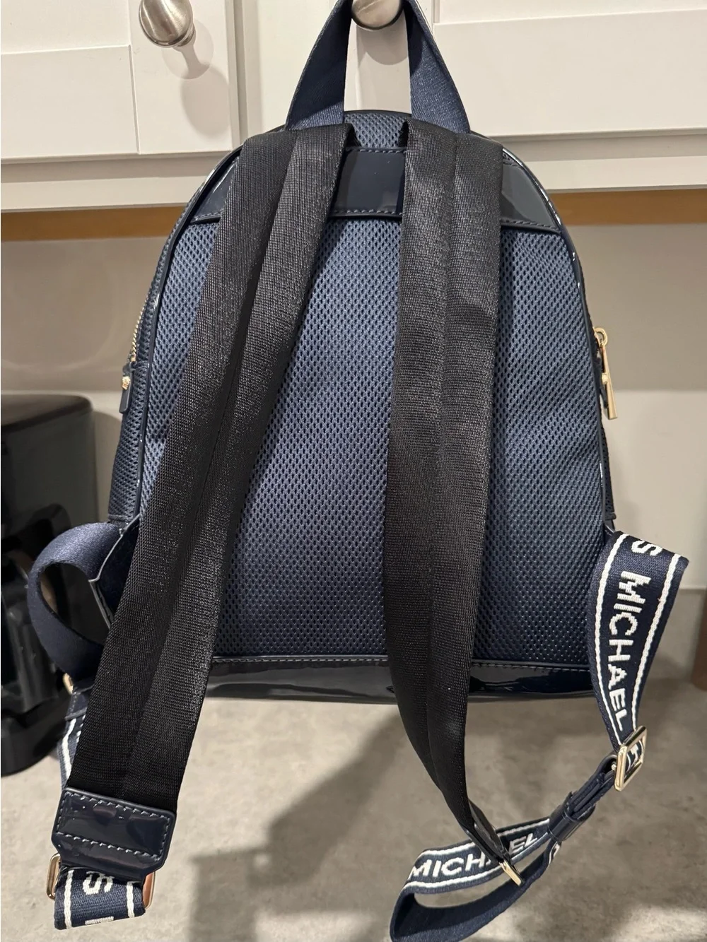 Michael Kors Rhea Zip Backpack in Admiral Blue! Excellent Condition. - Picture 3 of 11